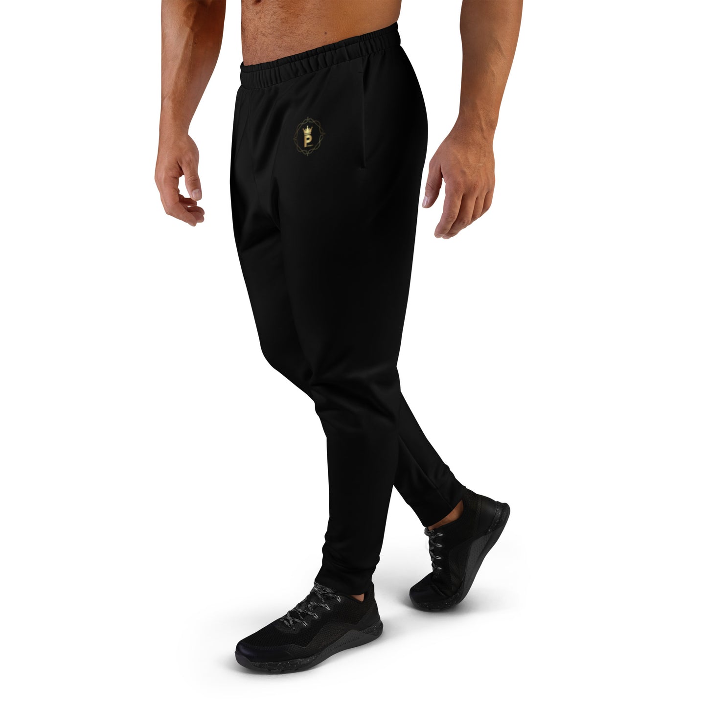 Men's Joggers (black, Princedon gold)