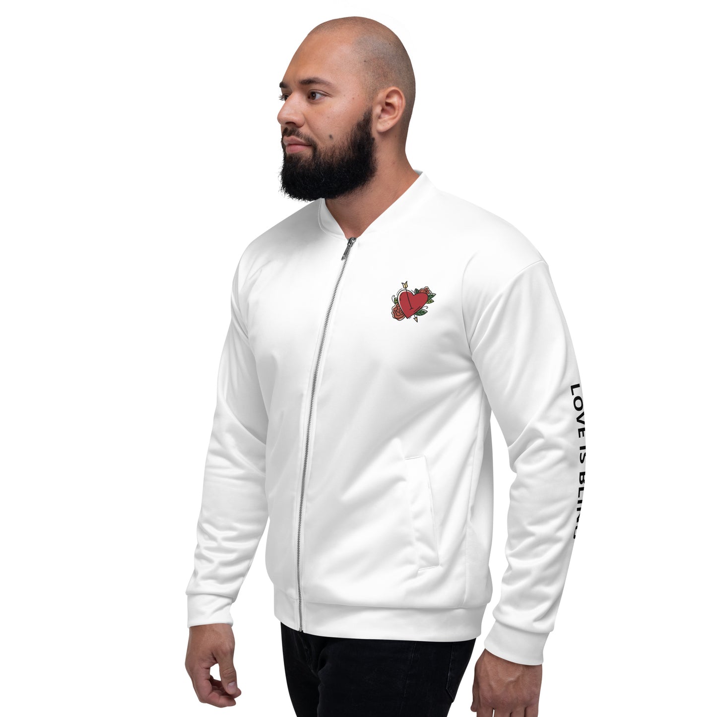 Unisex Bomber Jacket (LOVE IS BLIND)