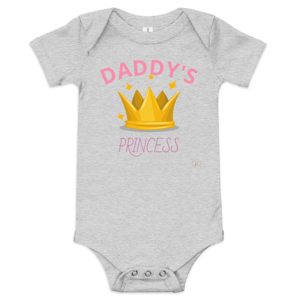 Baby Short Sleeve One Piece (Daddy's Princess)