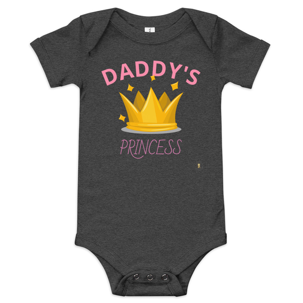 Baby Short Sleeve One Piece (Daddy's Princess)