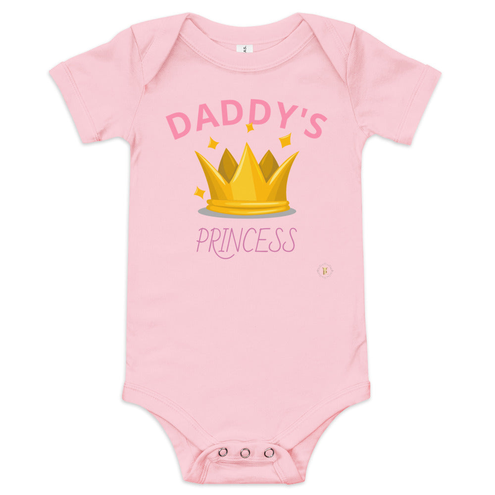 Baby Short Sleeve One Piece (Daddy's Princess)