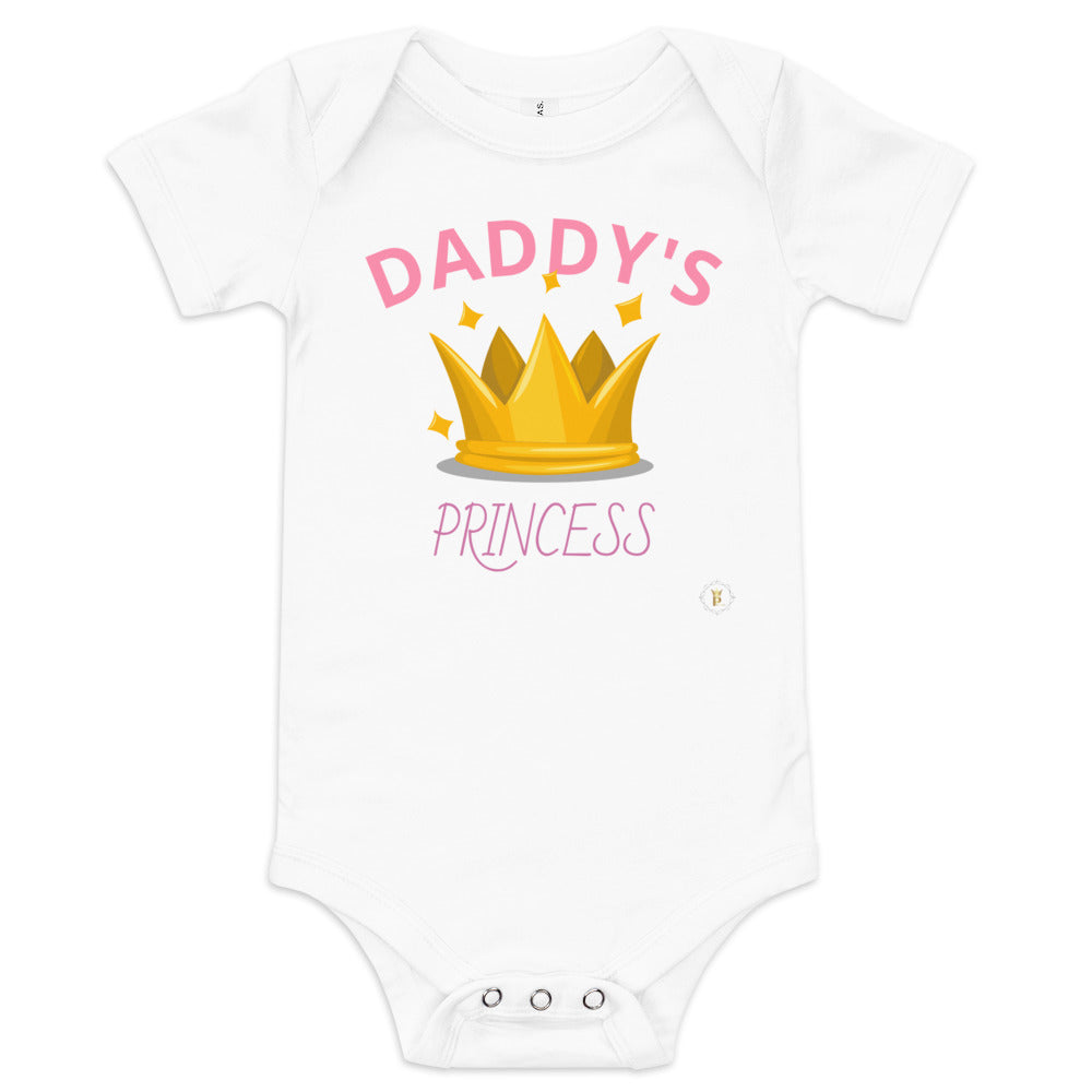 Baby Short Sleeve One Piece (Daddy's Princess)