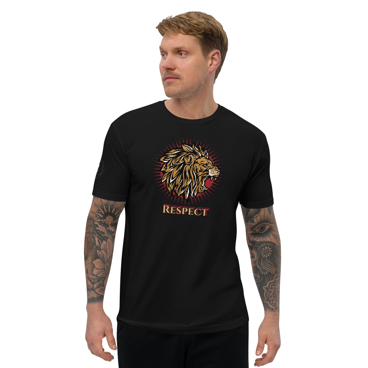 Men's Short Sleeve T-Shirt (Lion Respect)