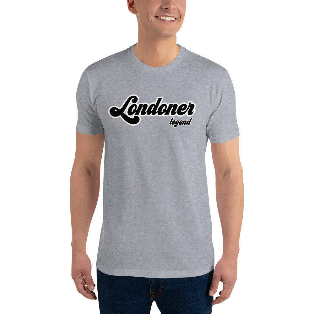 Men's Short Sleeve T-Shirt (Londoner Legend, black text)