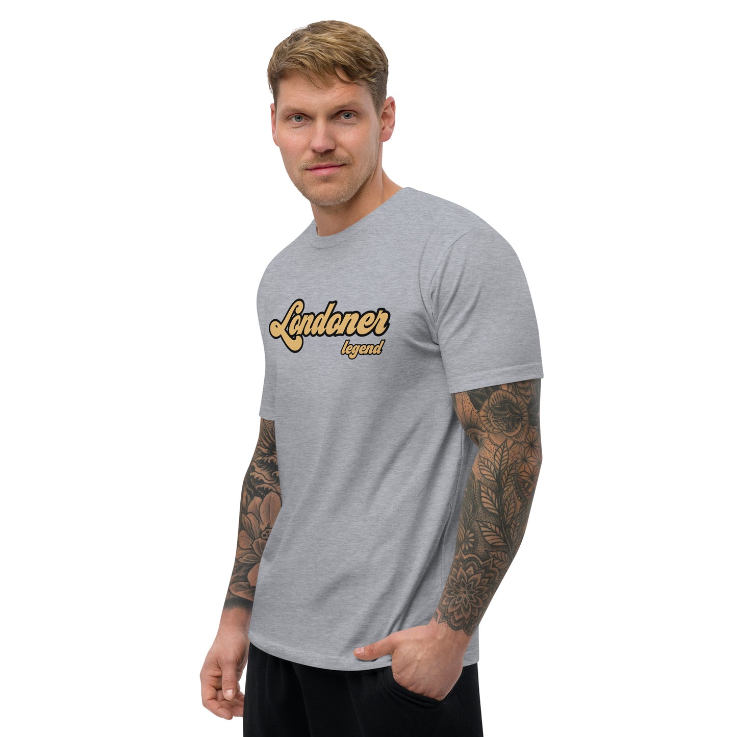Men's Short Sleeve T-Shirt (Londoner Legend, gold)