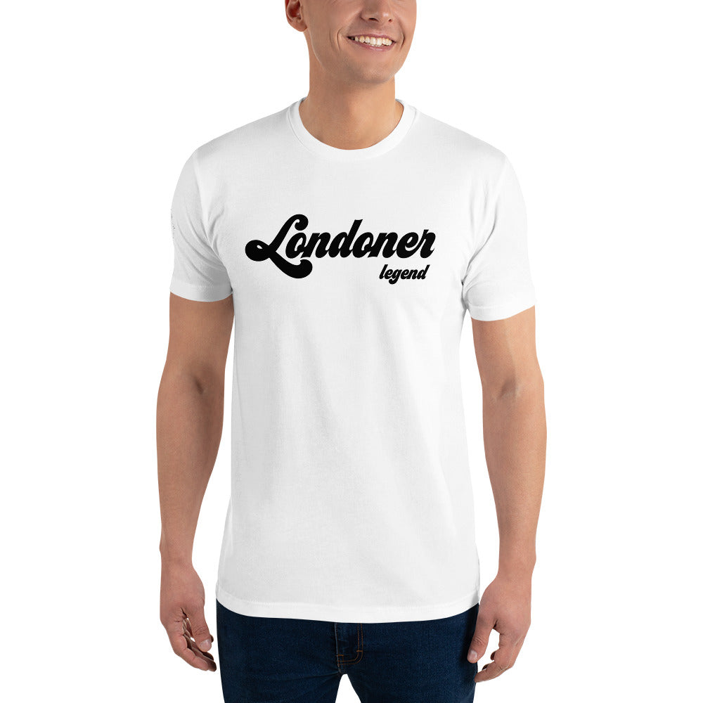 Men's Short Sleeve T-Shirt (Londoner Legend, black text)