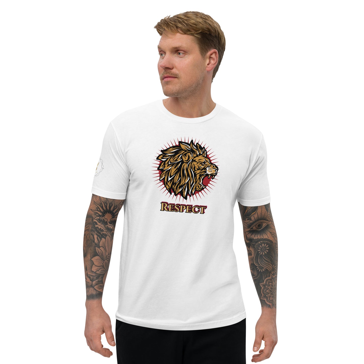 Men's Short Sleeve T-Shirt (Lion Respect)