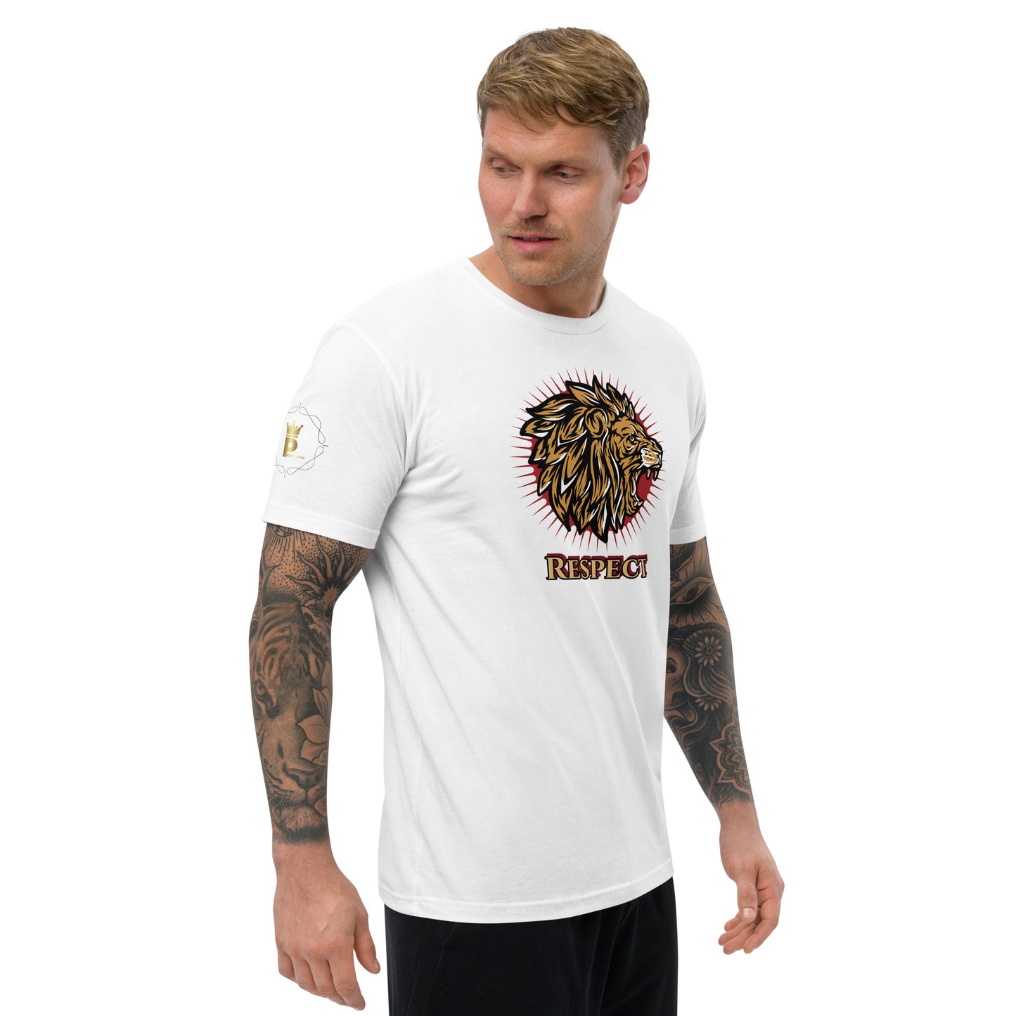 Men's Short Sleeve T-Shirt (Lion Respect)