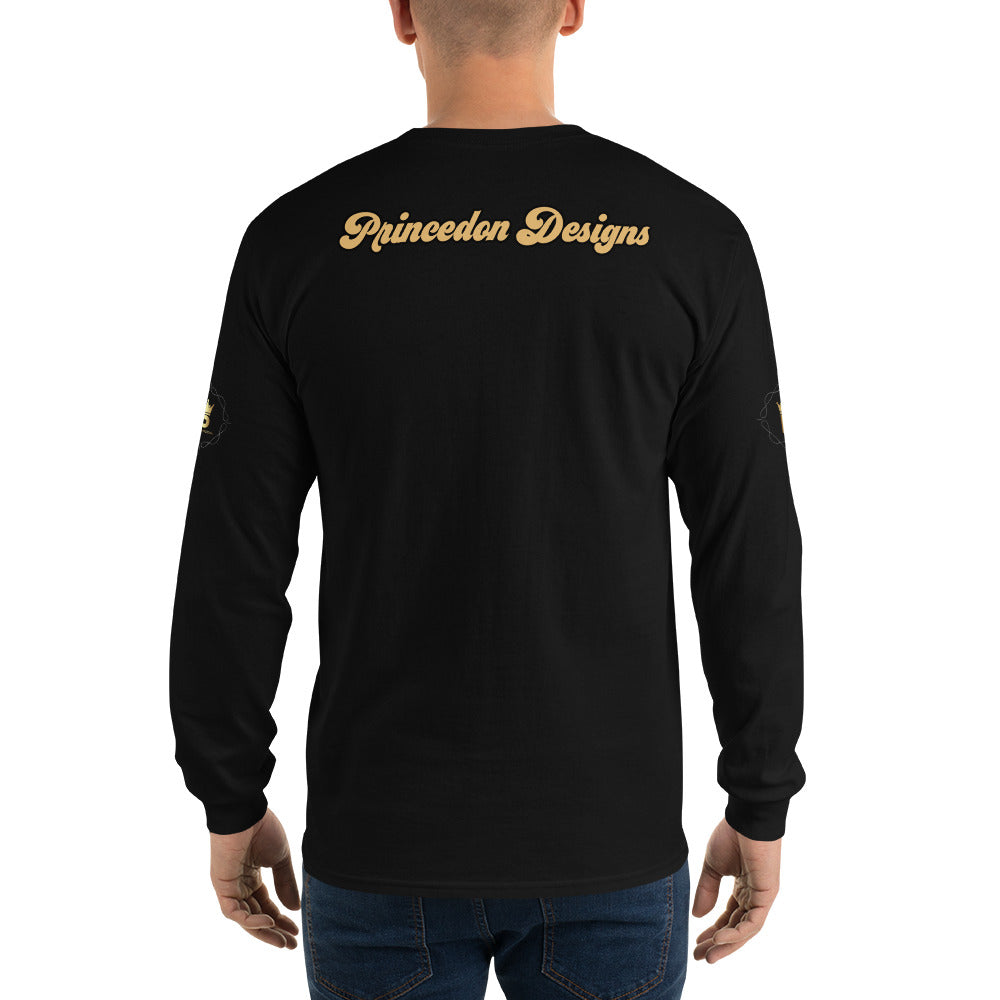 Men’s Long Sleeve Shirt (Londoner Legend - gold)