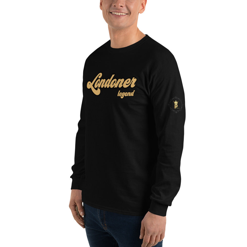 Men’s Long Sleeve Shirt (Londoner Legend - gold)