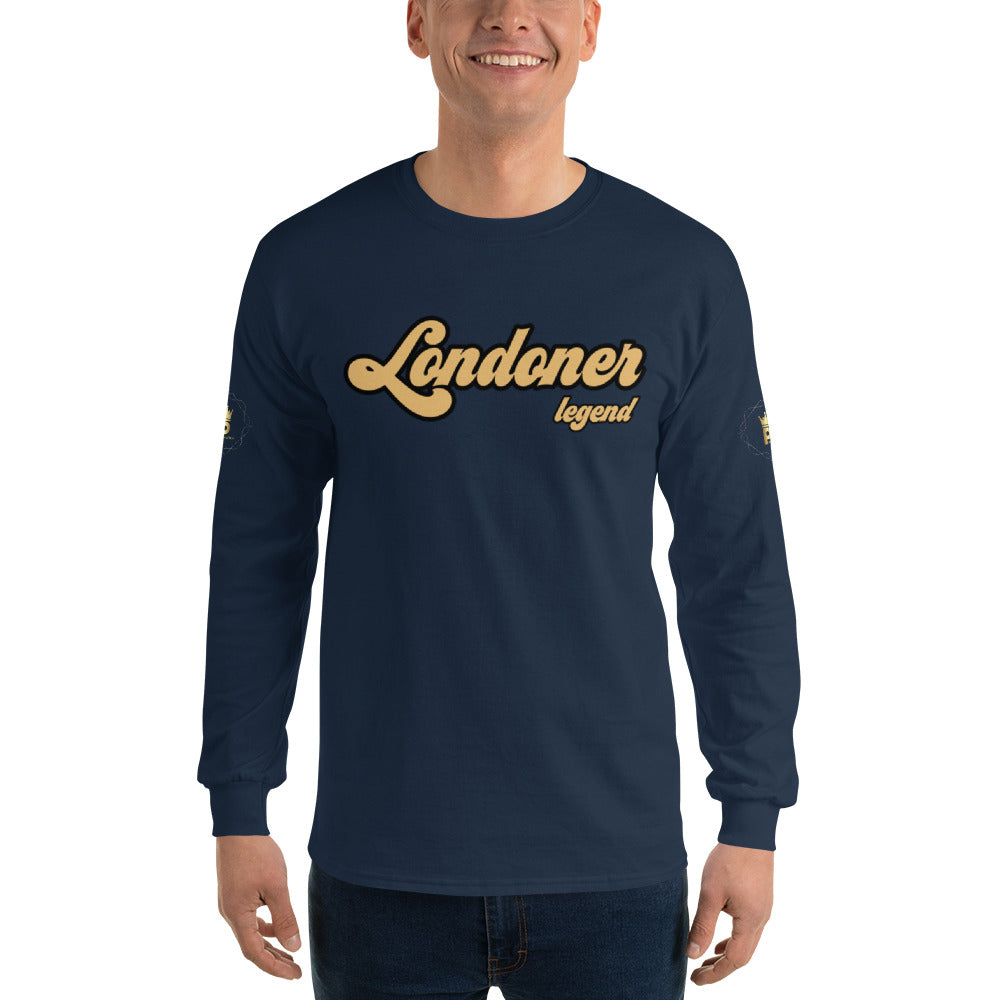 Men’s Long Sleeve Shirt (Londoner Legend - gold)