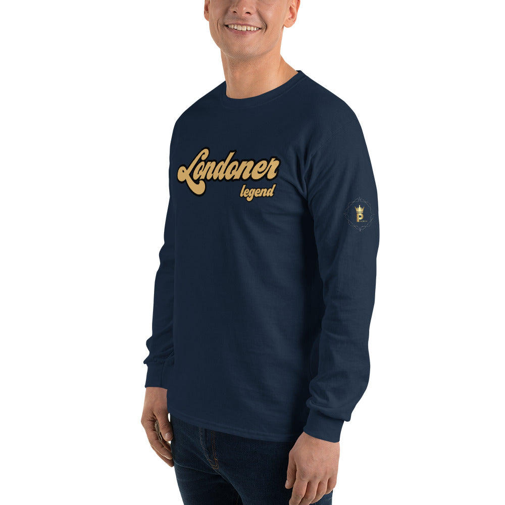 Men’s Long Sleeve Shirt (Londoner Legend - gold)