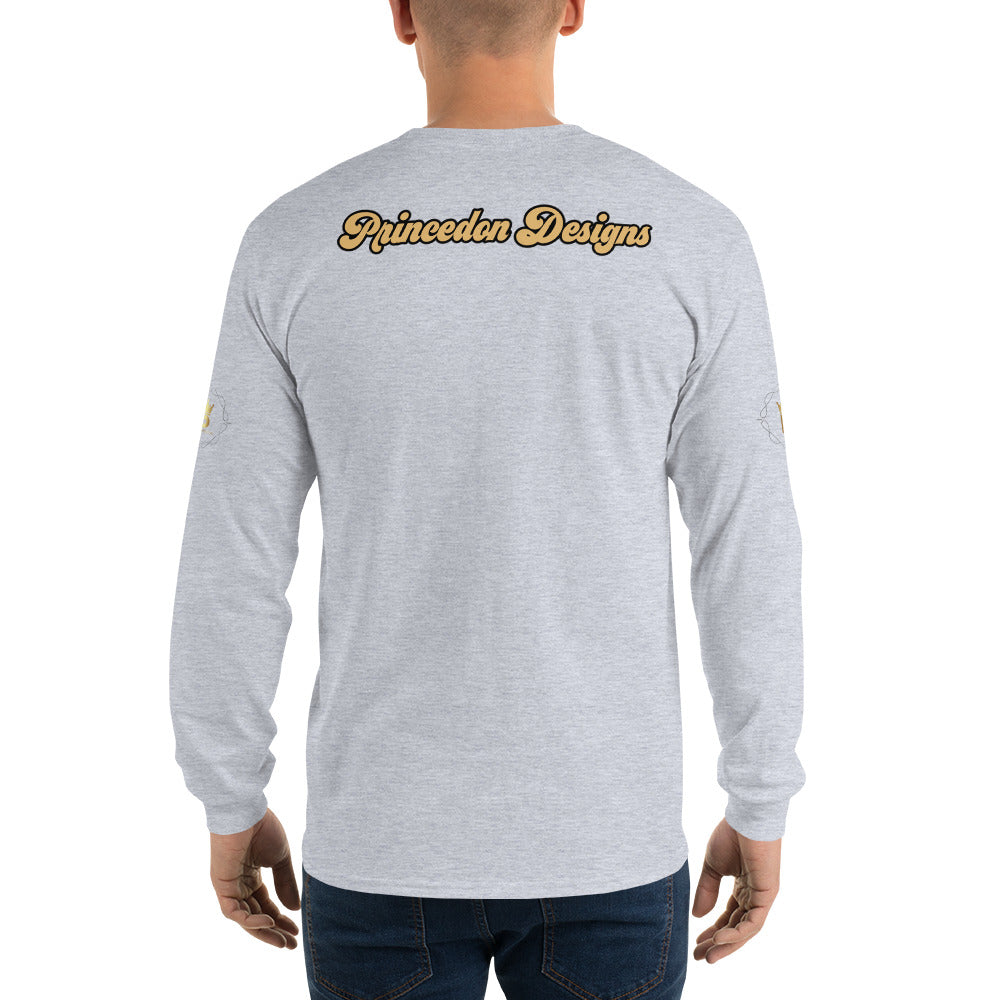 Men’s Long Sleeve Shirt (Londoner Legend - gold)