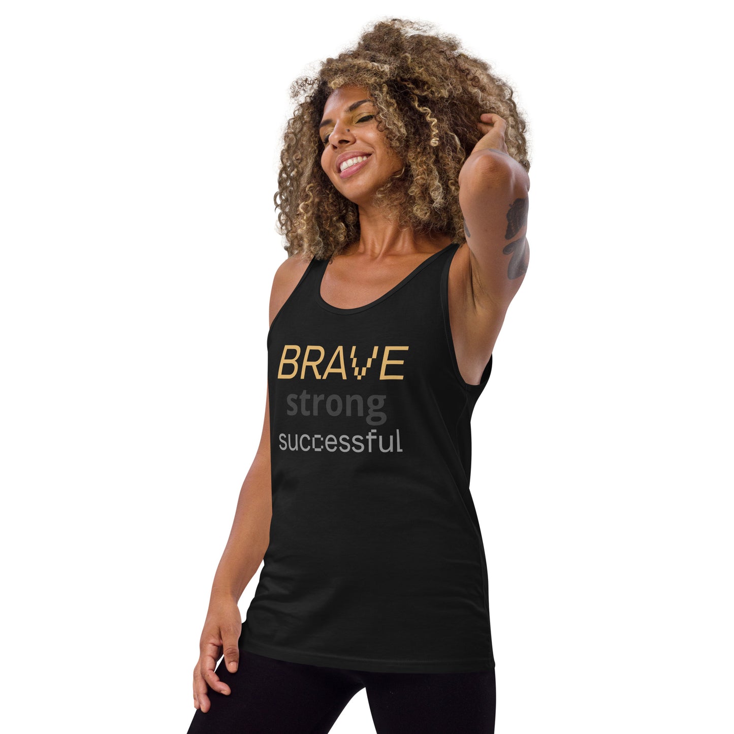 Women's Tank Top (Brave Strong Successful)