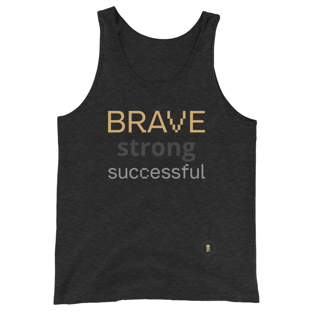 Men's Tank Top (Brave Strong Successful)