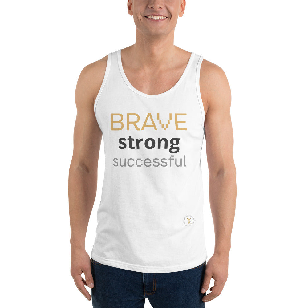 Men's Tank Top (Brave Strong Successful)