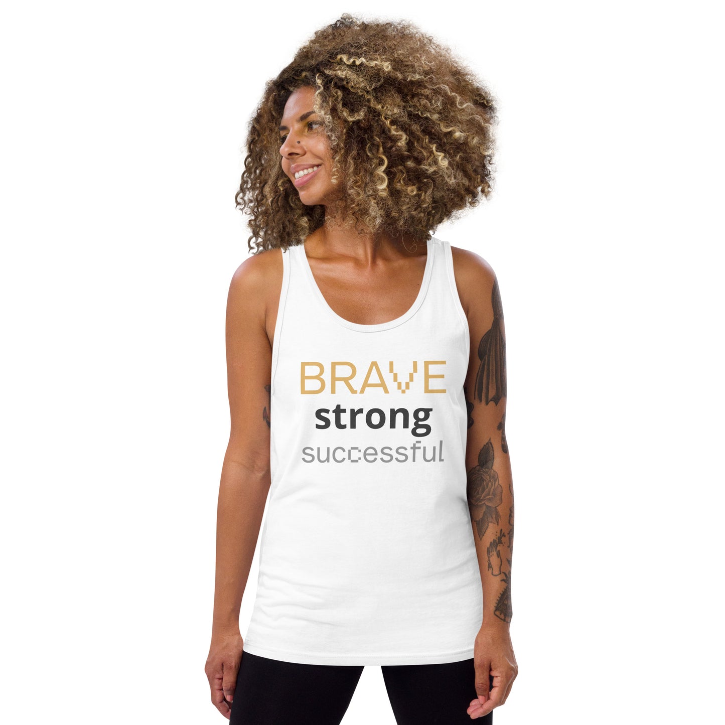 Women's Tank Top (Brave Strong Successful)
