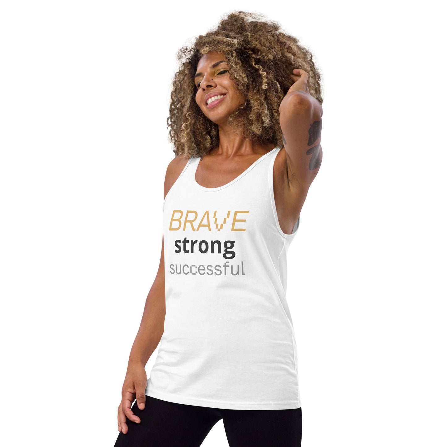 Women's Tank Top (Brave Strong Successful)