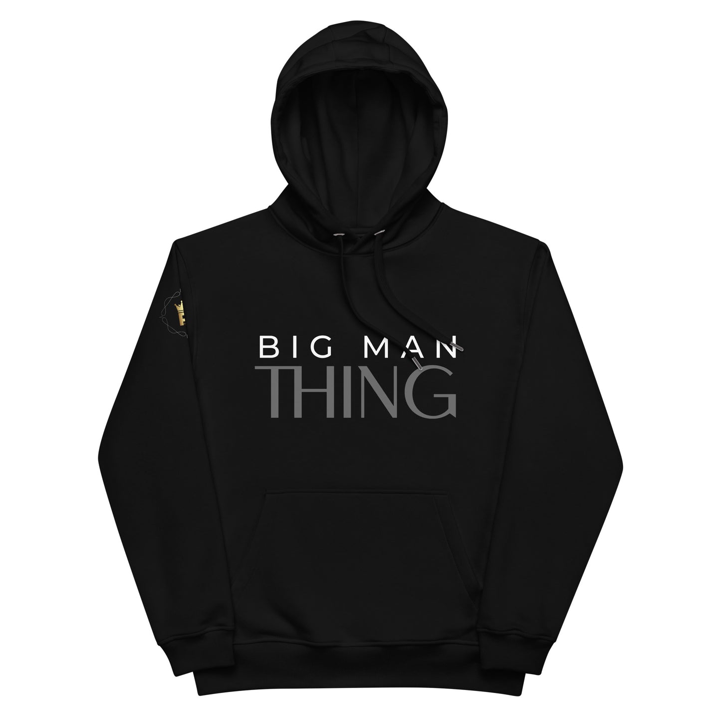 Premium Eco Hoodie Black (Big Man Thing)