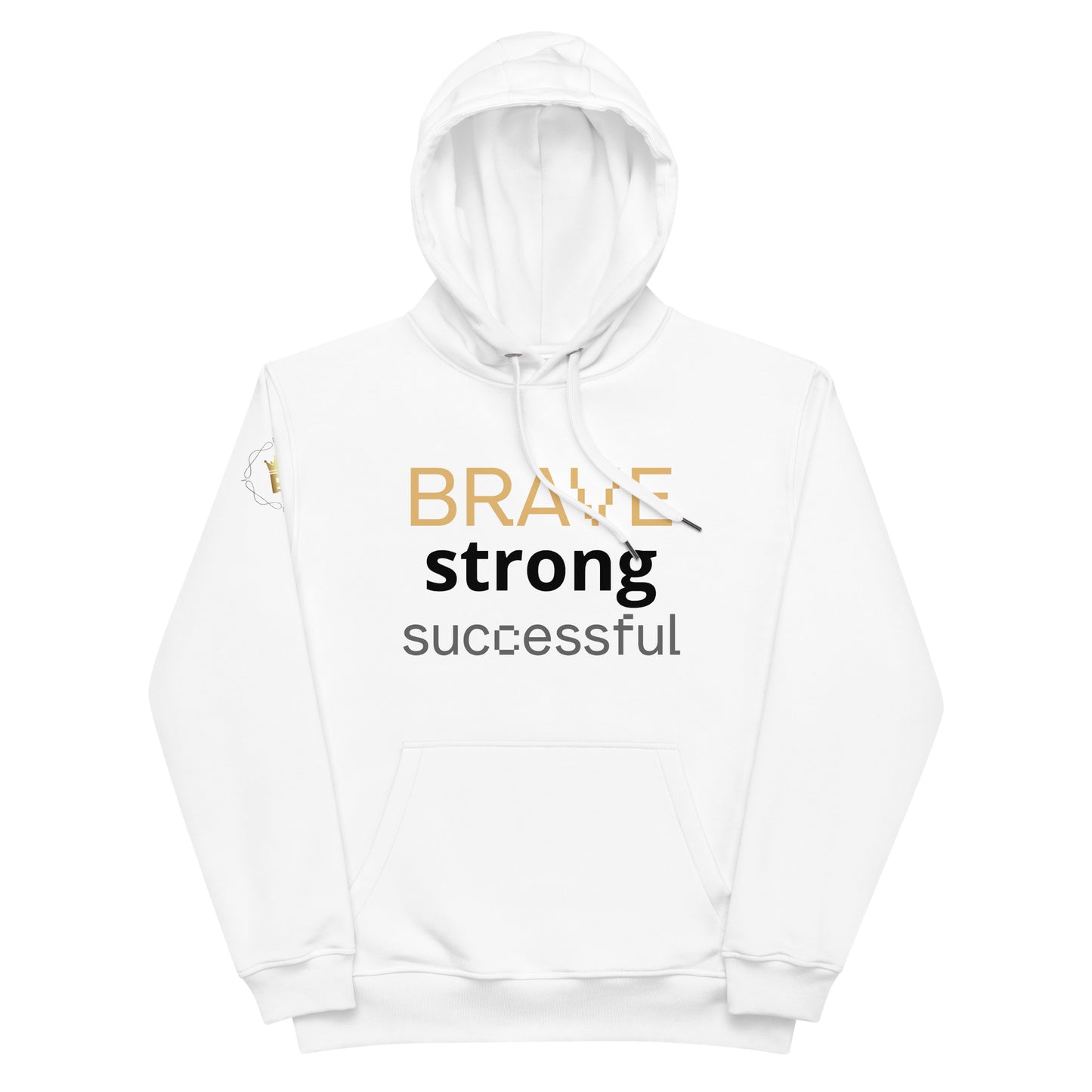 Premium Hoodie (Brave) white