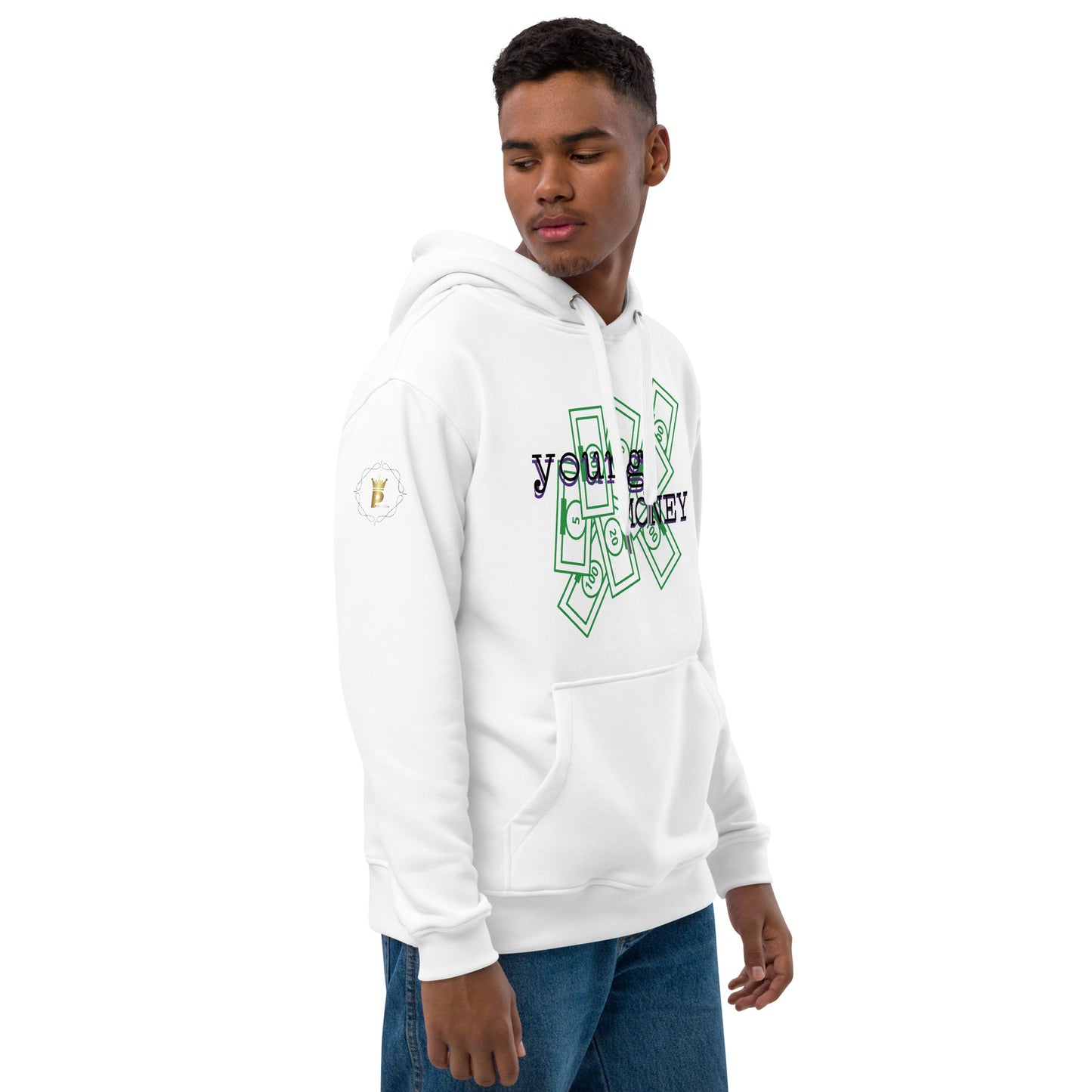 Premium Hoodie (Young Money) white