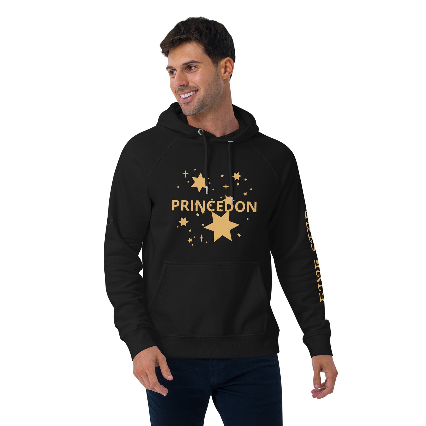 Unisex eco raglan hoodie (FIVE STAR GOLD PRINCEDON)