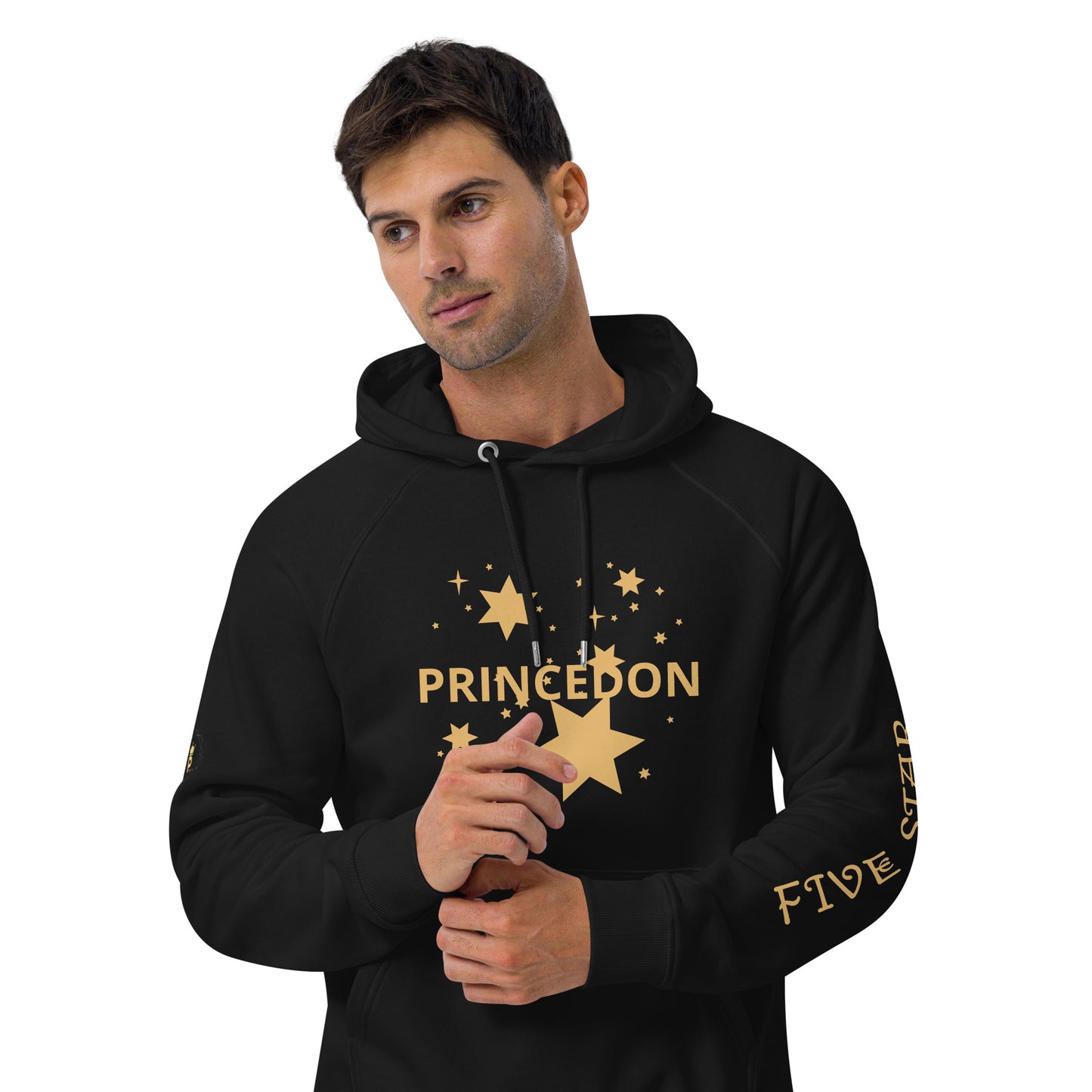 Unisex eco raglan hoodie (FIVE STAR GOLD PRINCEDON)