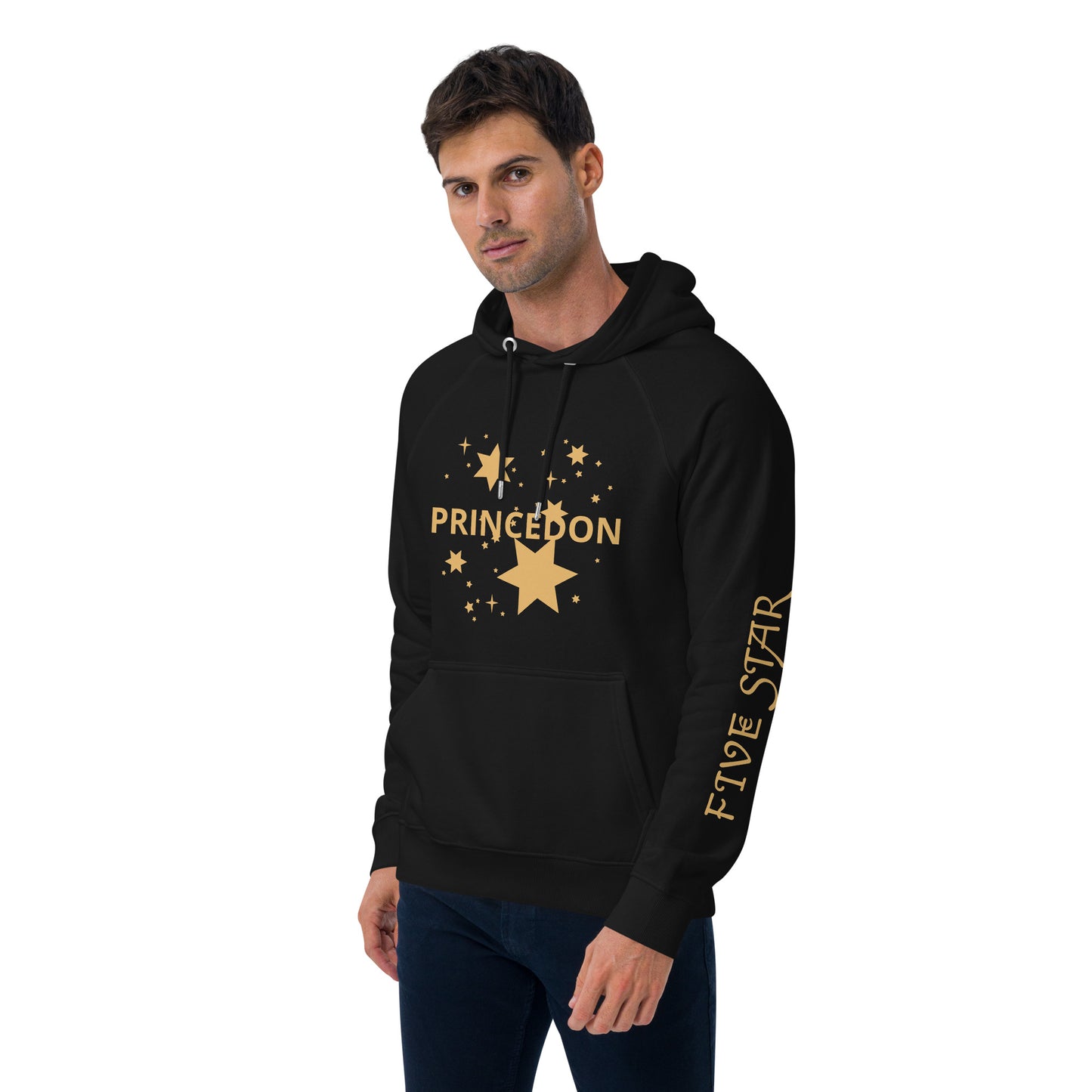 Unisex eco raglan hoodie (FIVE STAR GOLD PRINCEDON)