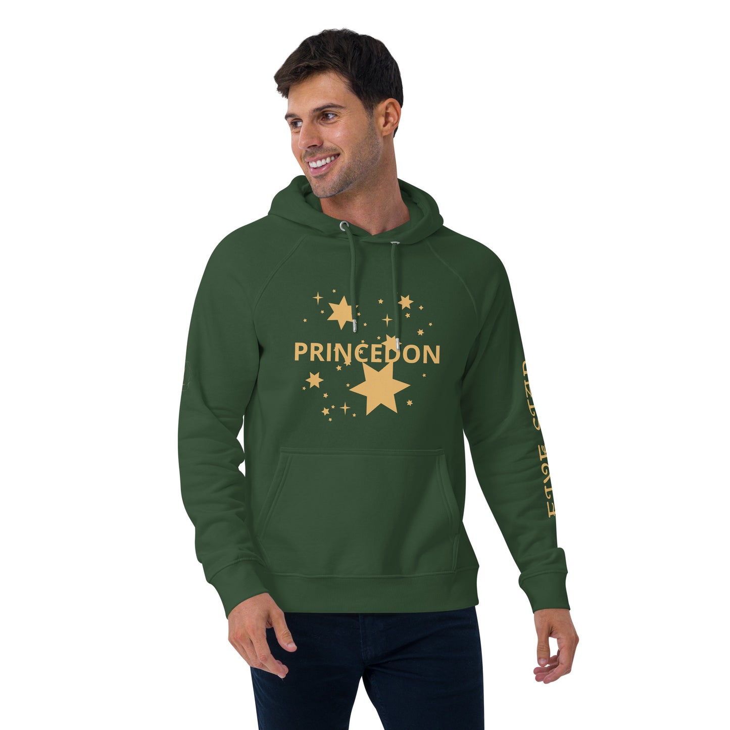 Unisex eco raglan hoodie (FIVE STAR GOLD PRINCEDON)