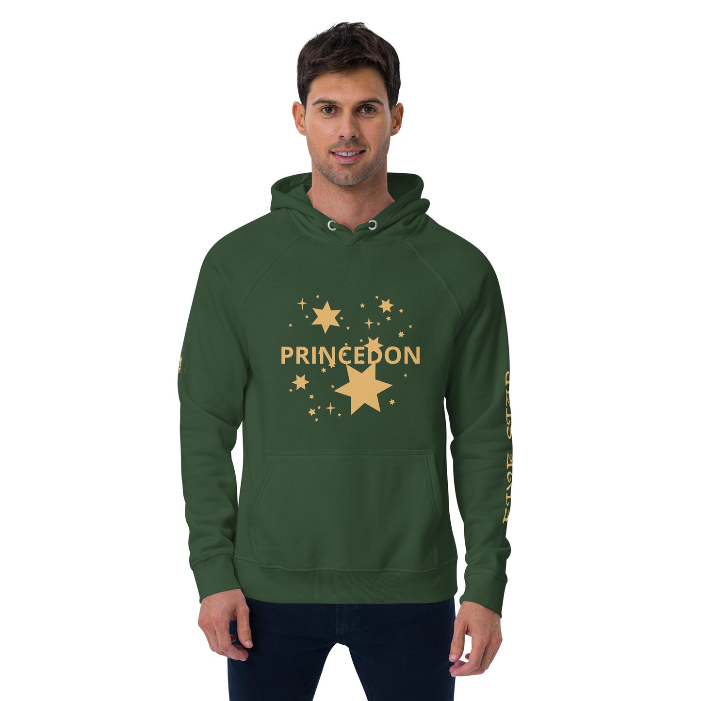Unisex eco raglan hoodie (FIVE STAR GOLD PRINCEDON)
