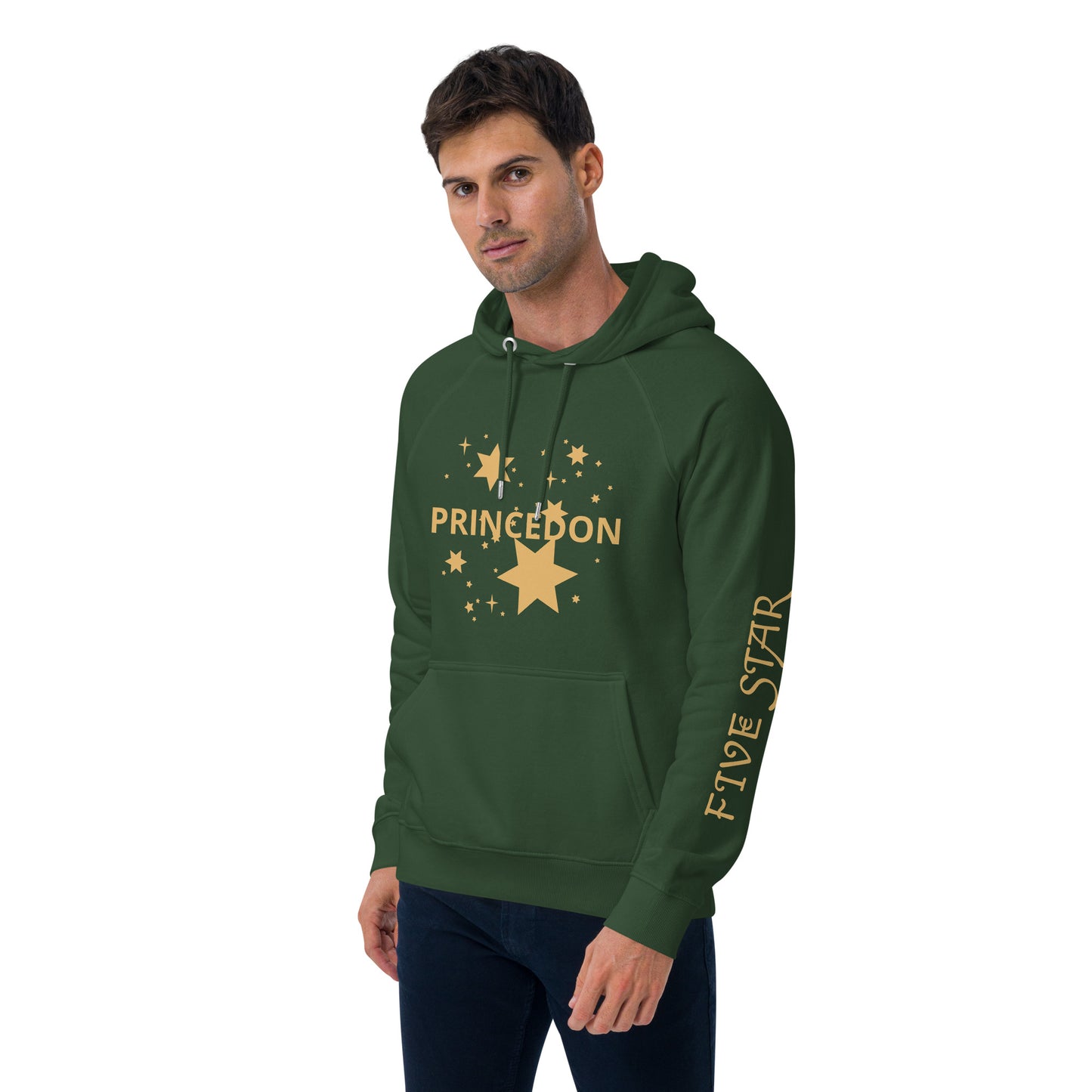 Unisex eco raglan hoodie (FIVE STAR GOLD PRINCEDON)