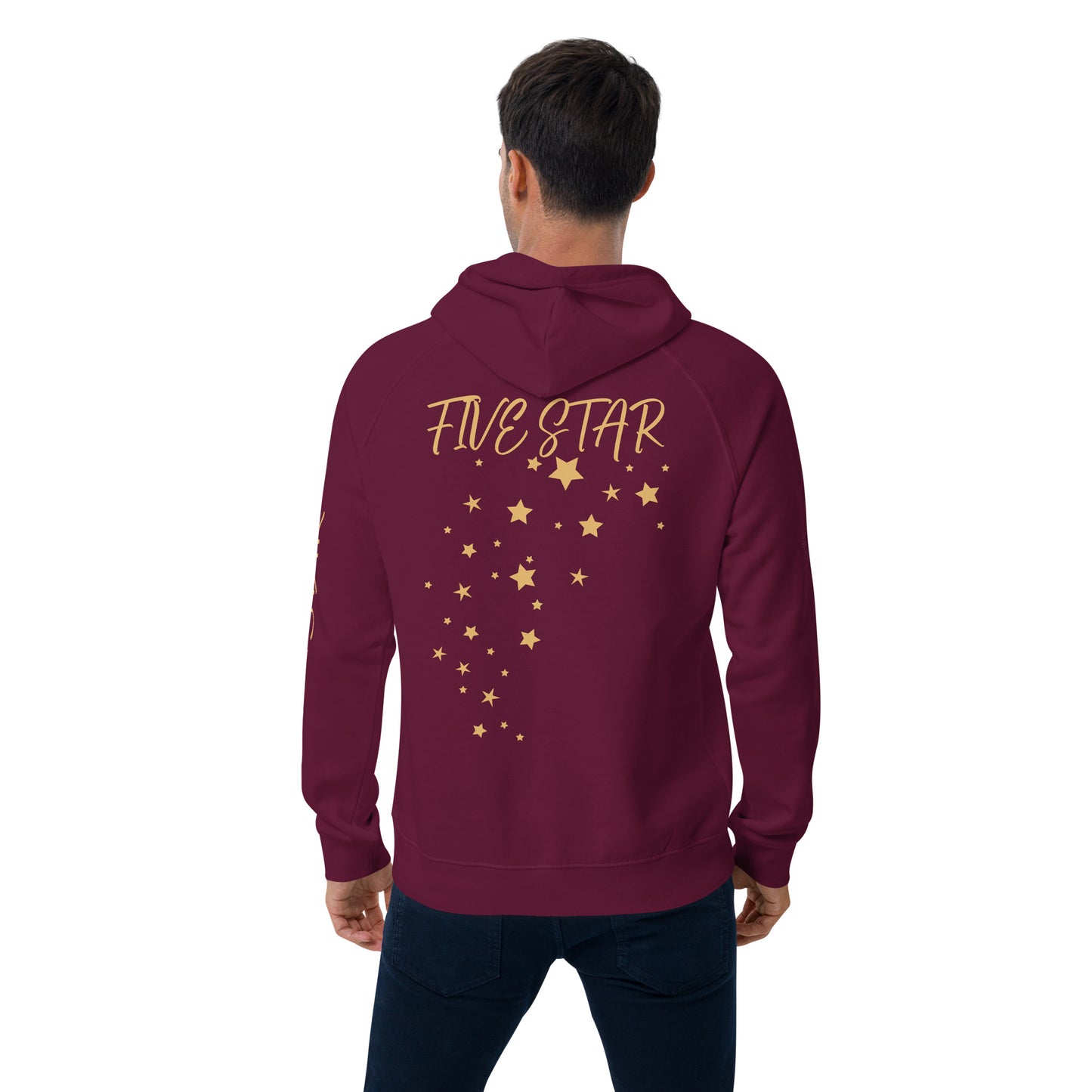 Unisex eco raglan hoodie (FIVE STAR GOLD PRINCEDON)