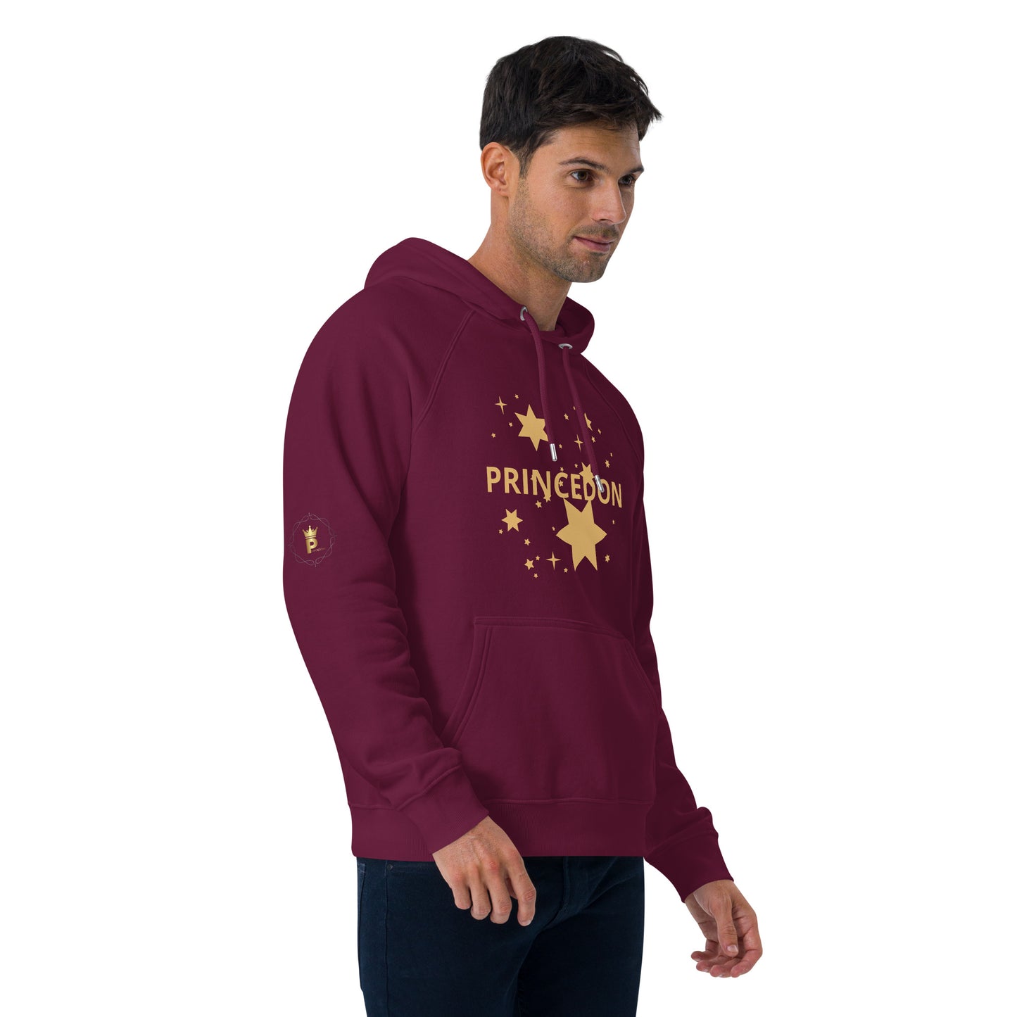 Unisex eco raglan hoodie (FIVE STAR GOLD PRINCEDON)