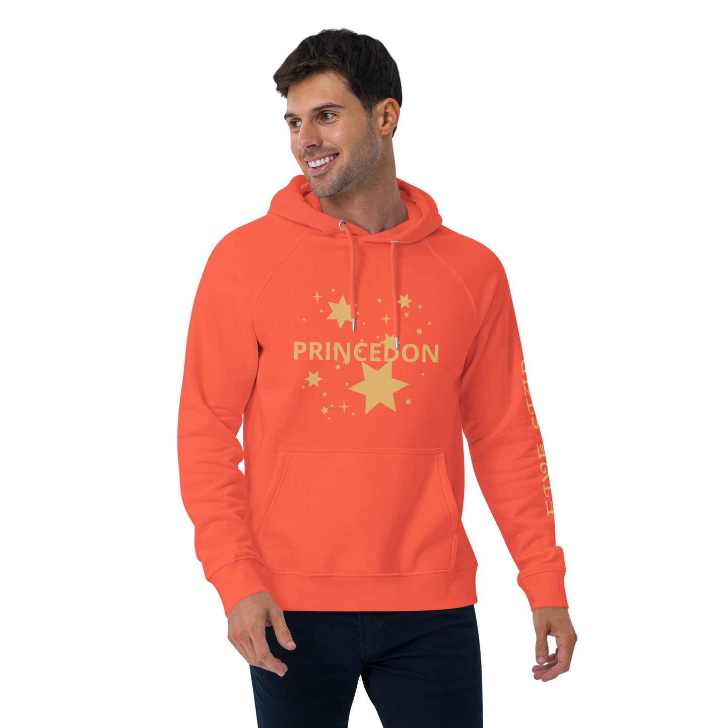 Unisex eco raglan hoodie (FIVE STAR GOLD PRINCEDON)