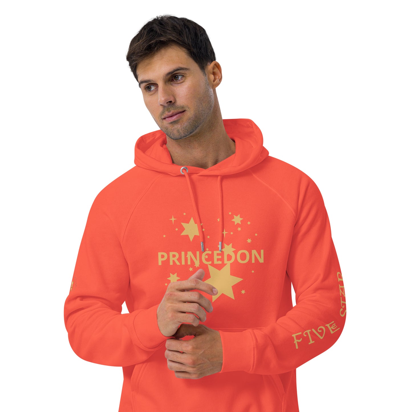 Unisex eco raglan hoodie (FIVE STAR GOLD PRINCEDON)