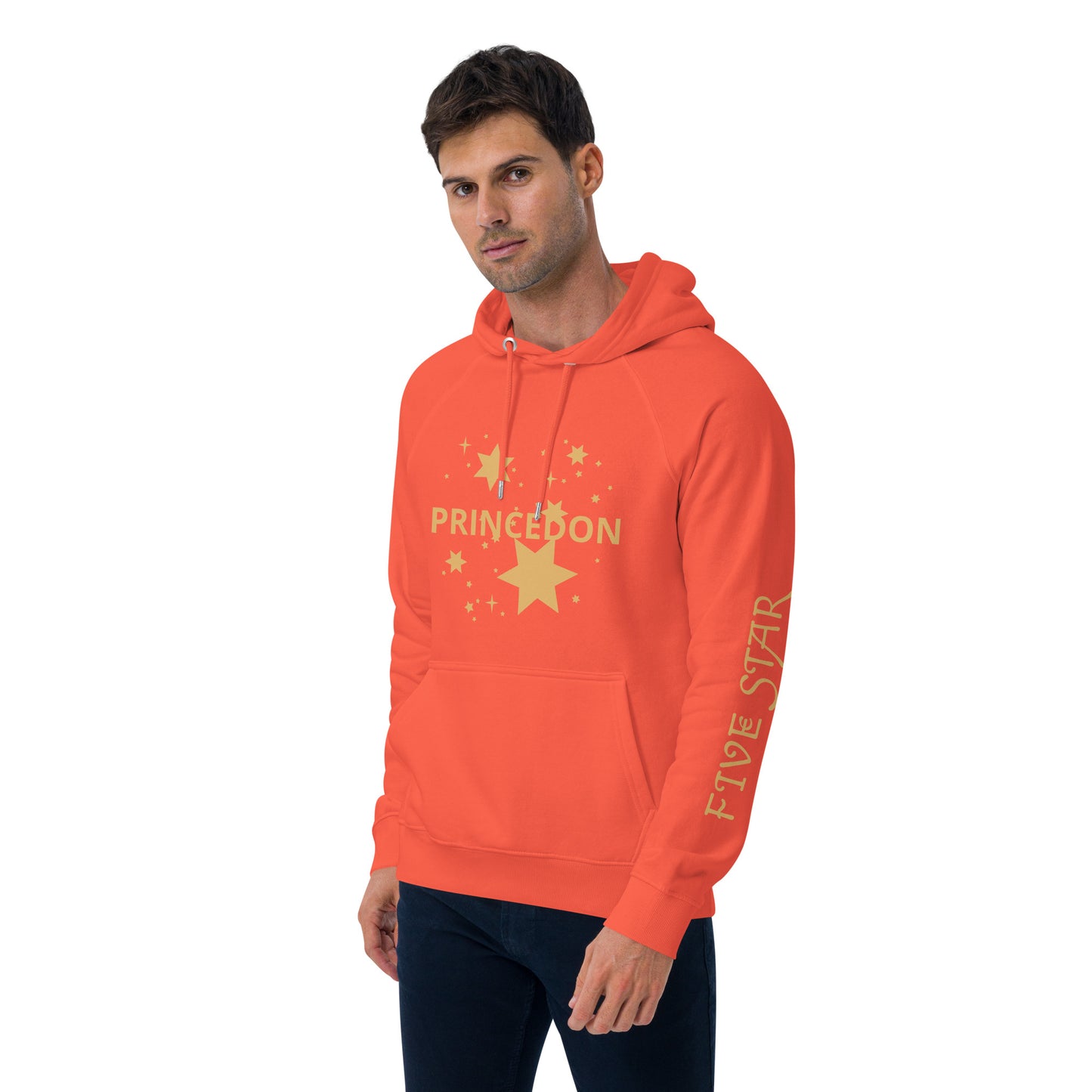 Unisex eco raglan hoodie (FIVE STAR GOLD PRINCEDON)