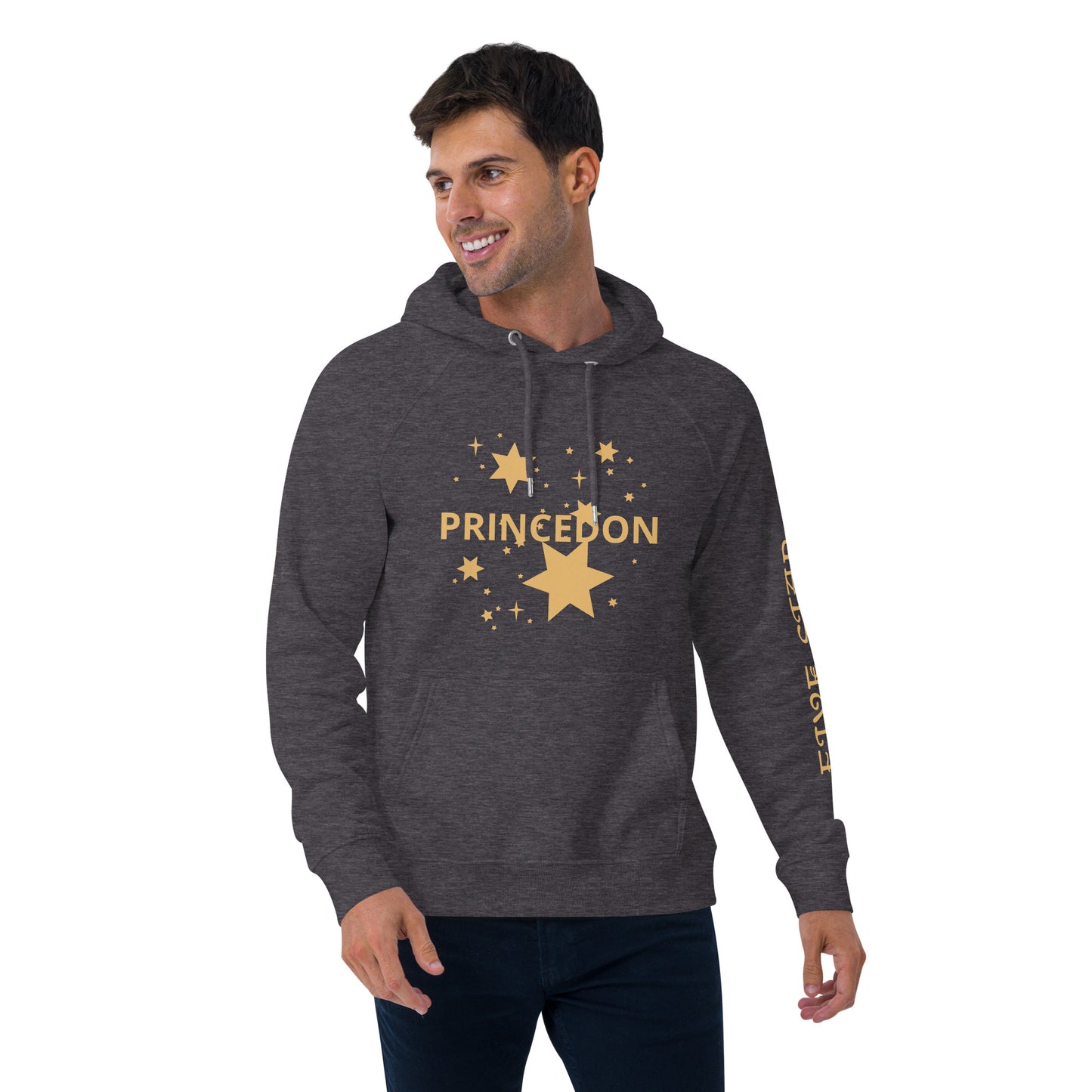 Unisex eco raglan hoodie (FIVE STAR GOLD PRINCEDON)