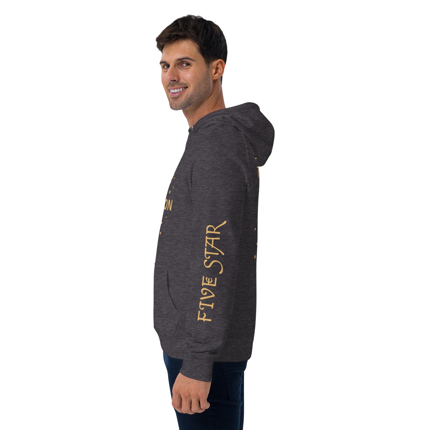 Unisex eco raglan hoodie (FIVE STAR GOLD PRINCEDON)