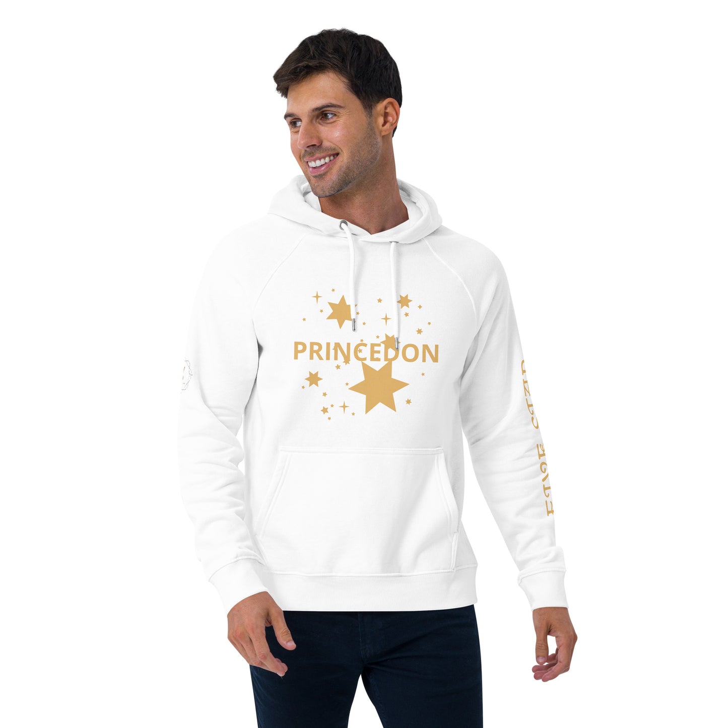 Unisex eco raglan hoodie (FIVE STAR GOLD PRINCEDON)