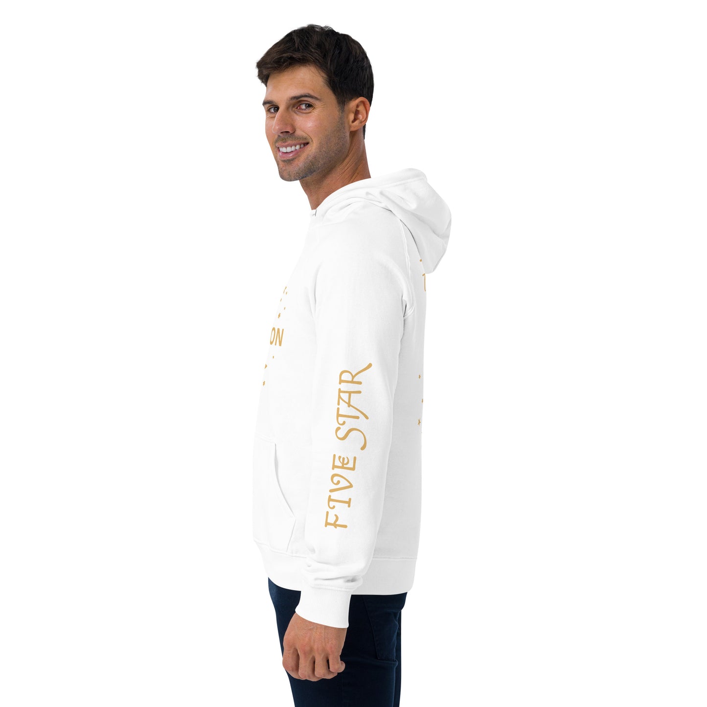 Unisex eco raglan hoodie (FIVE STAR GOLD PRINCEDON)