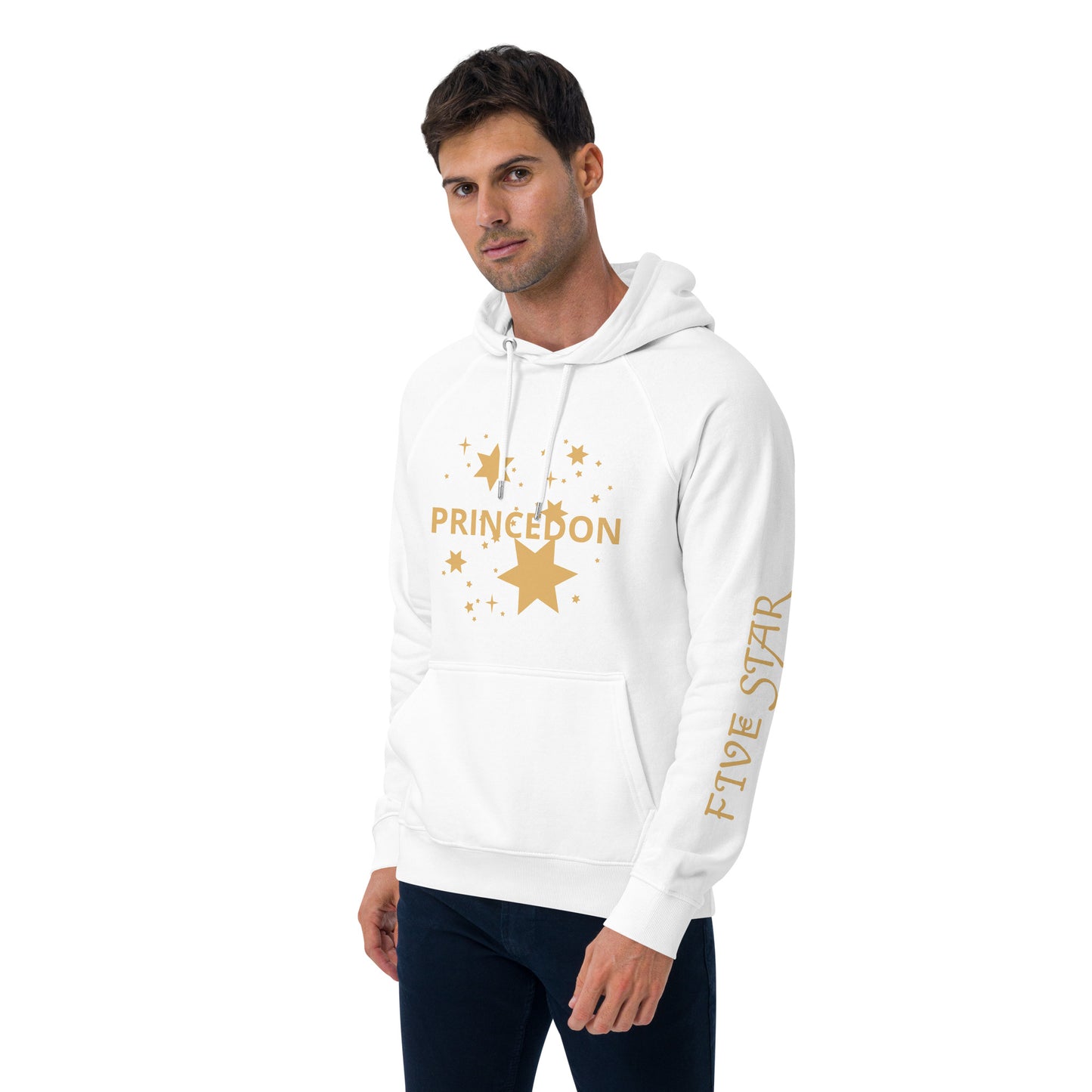Unisex eco raglan hoodie (FIVE STAR GOLD PRINCEDON)