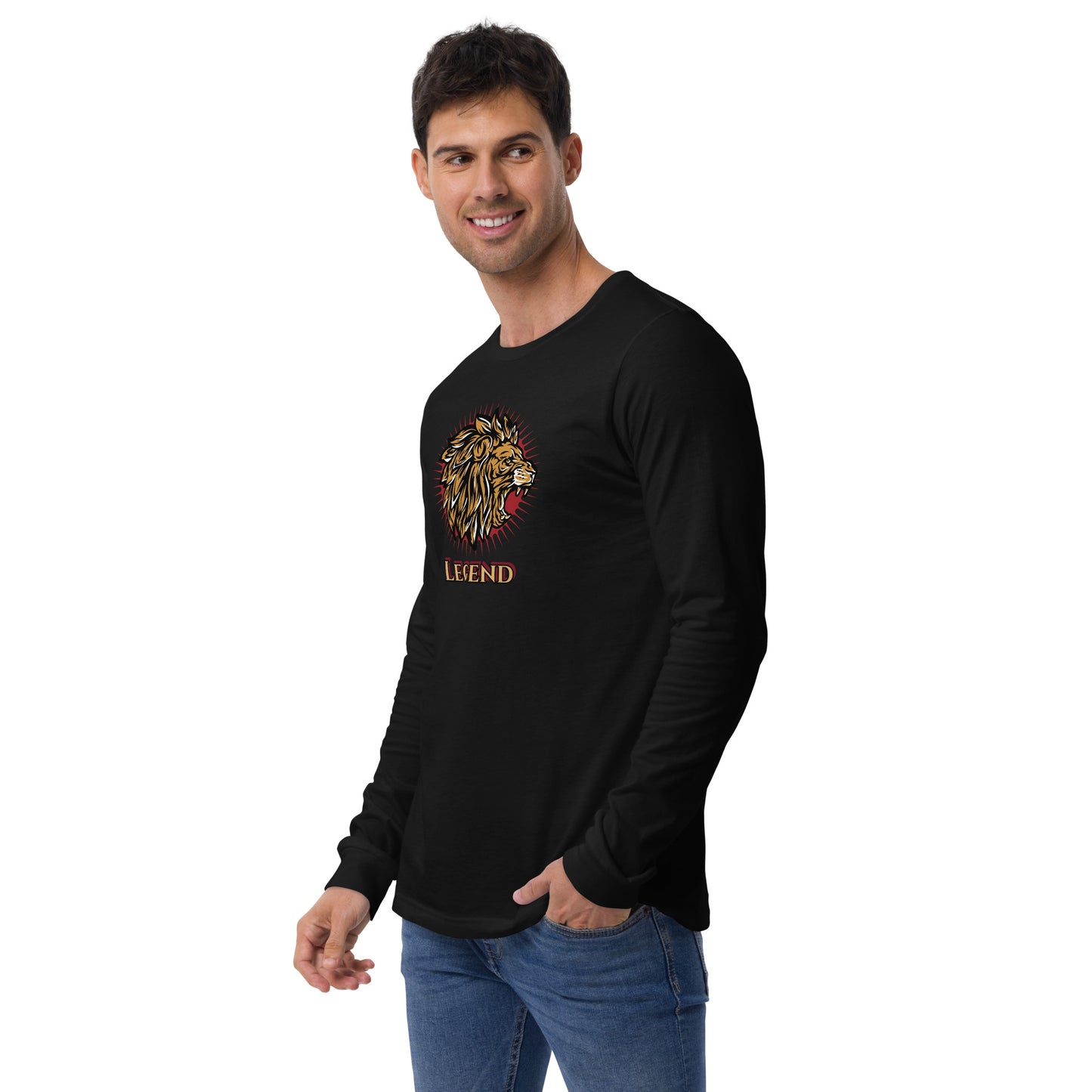 Men's Long Sleeve Tee (Legend Lion)