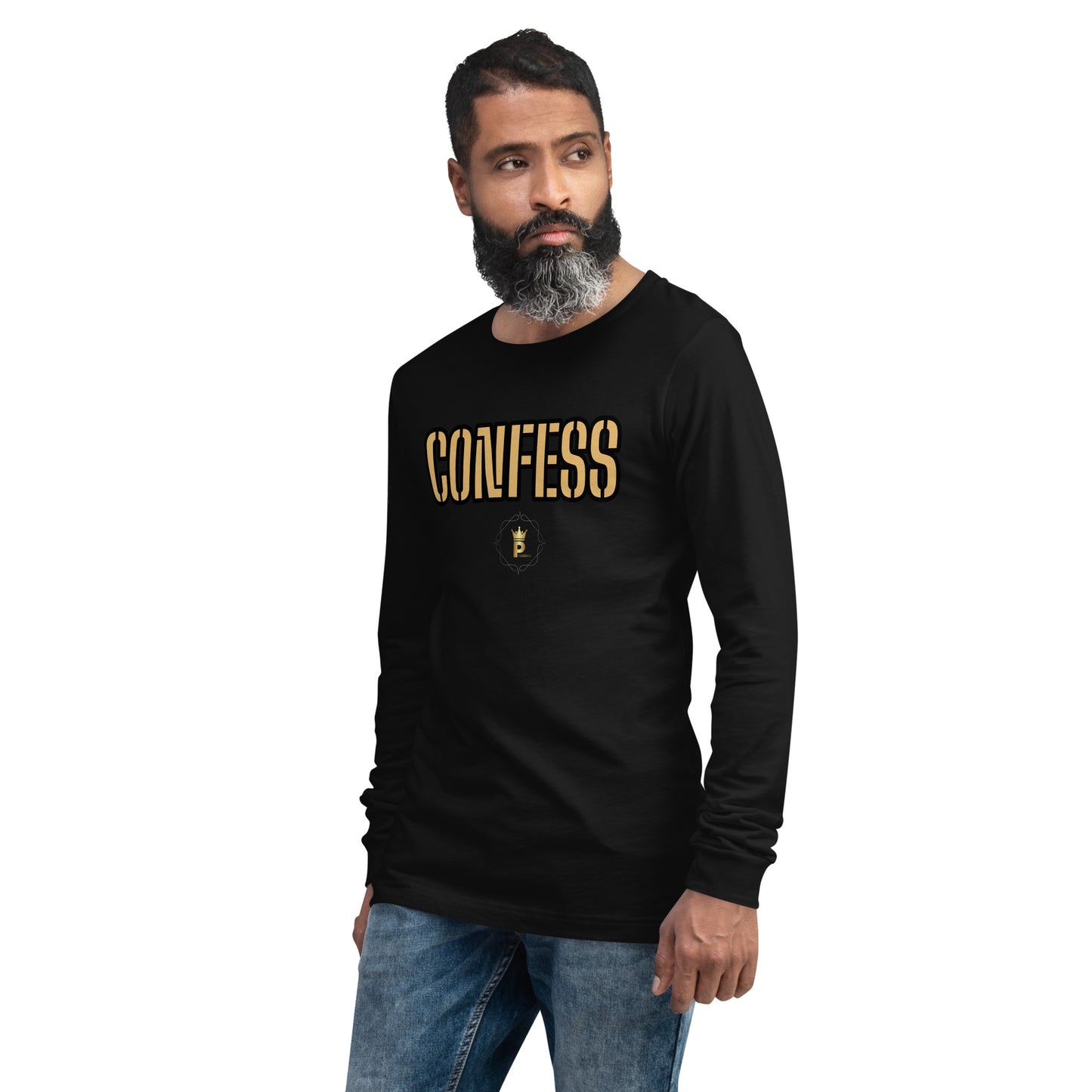 Men's Long Sleeve Tee (Confess)