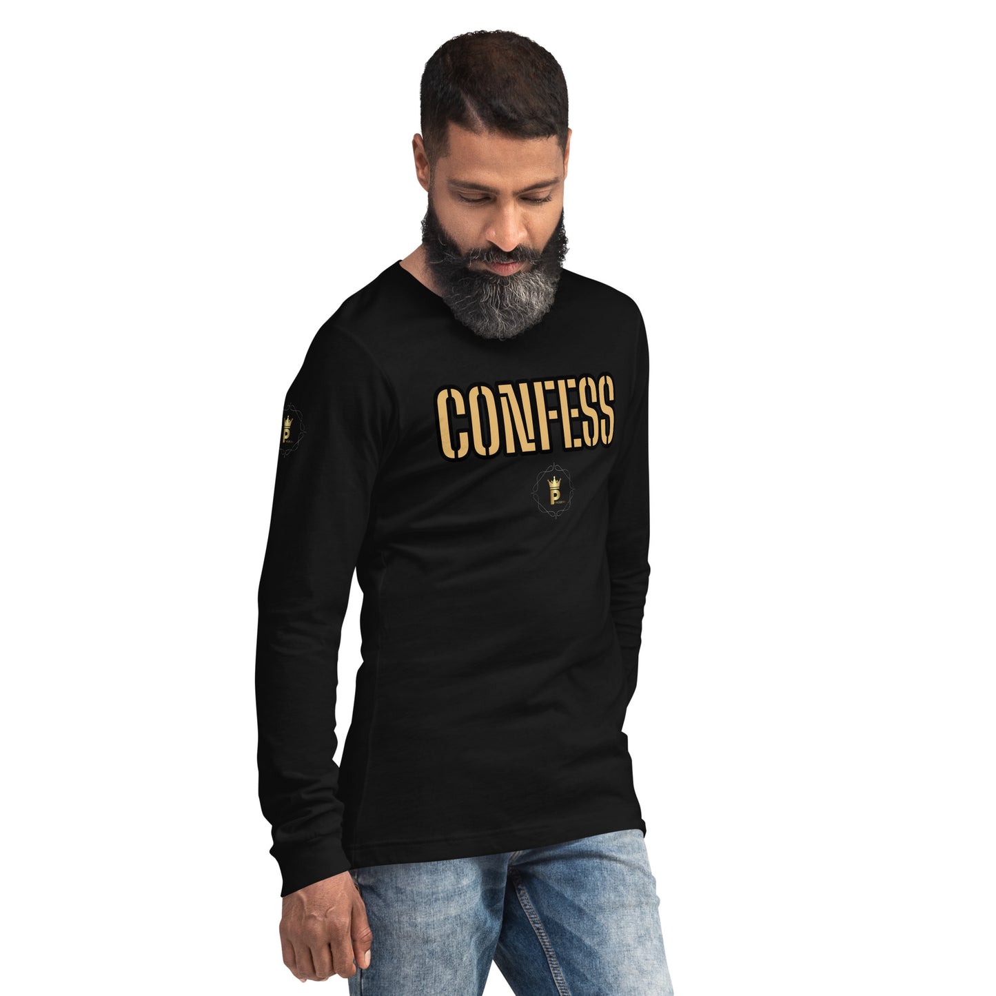 Men's Long Sleeve Tee (Confess)