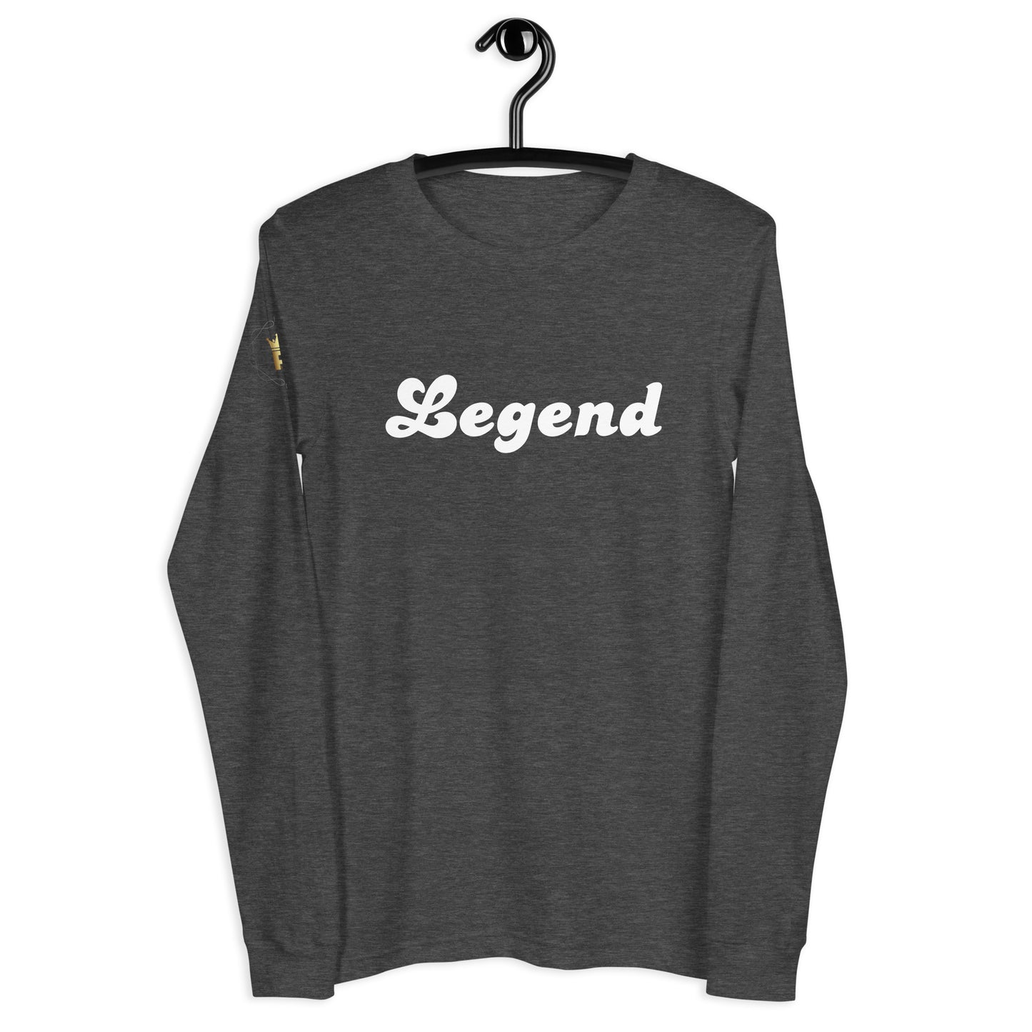 Men's Long Sleeve Tee (Legend, white text)
