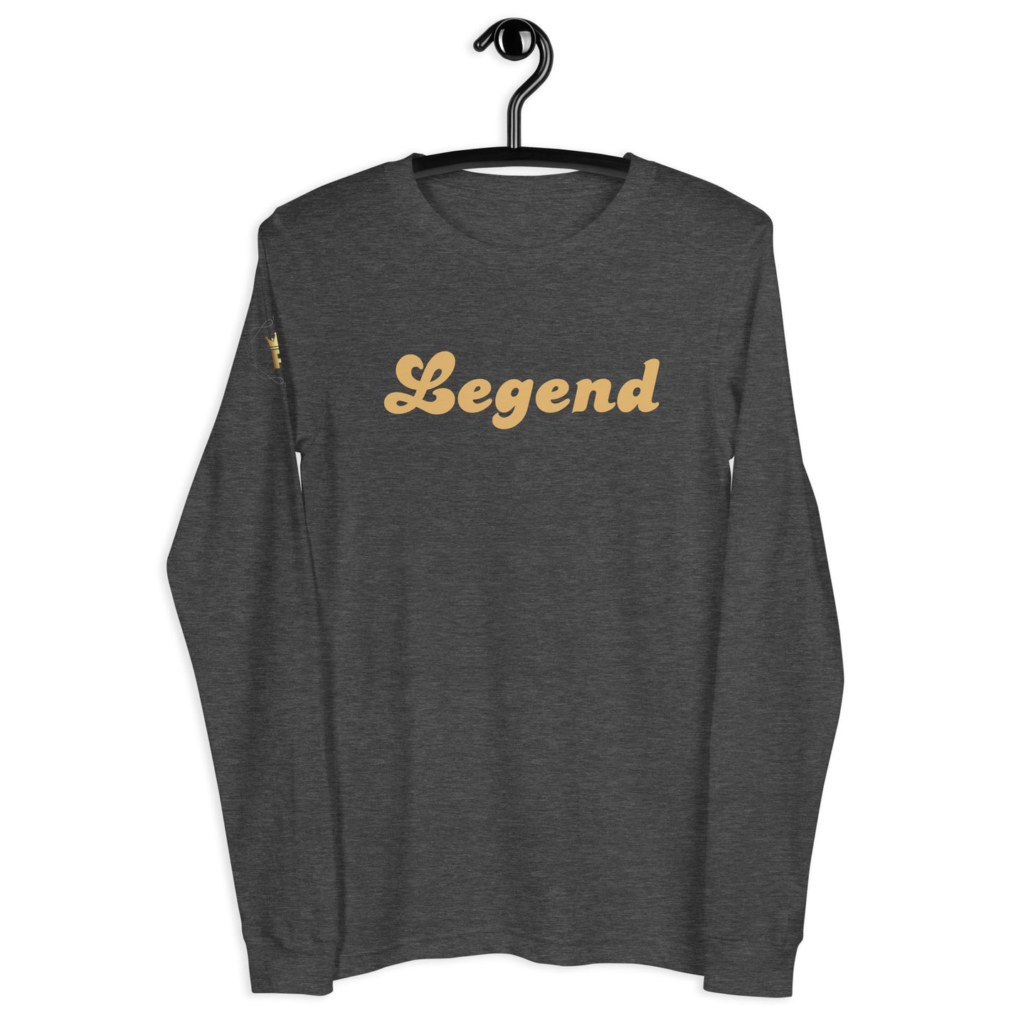Men's Long Sleeve Tee (Legend, gold text)