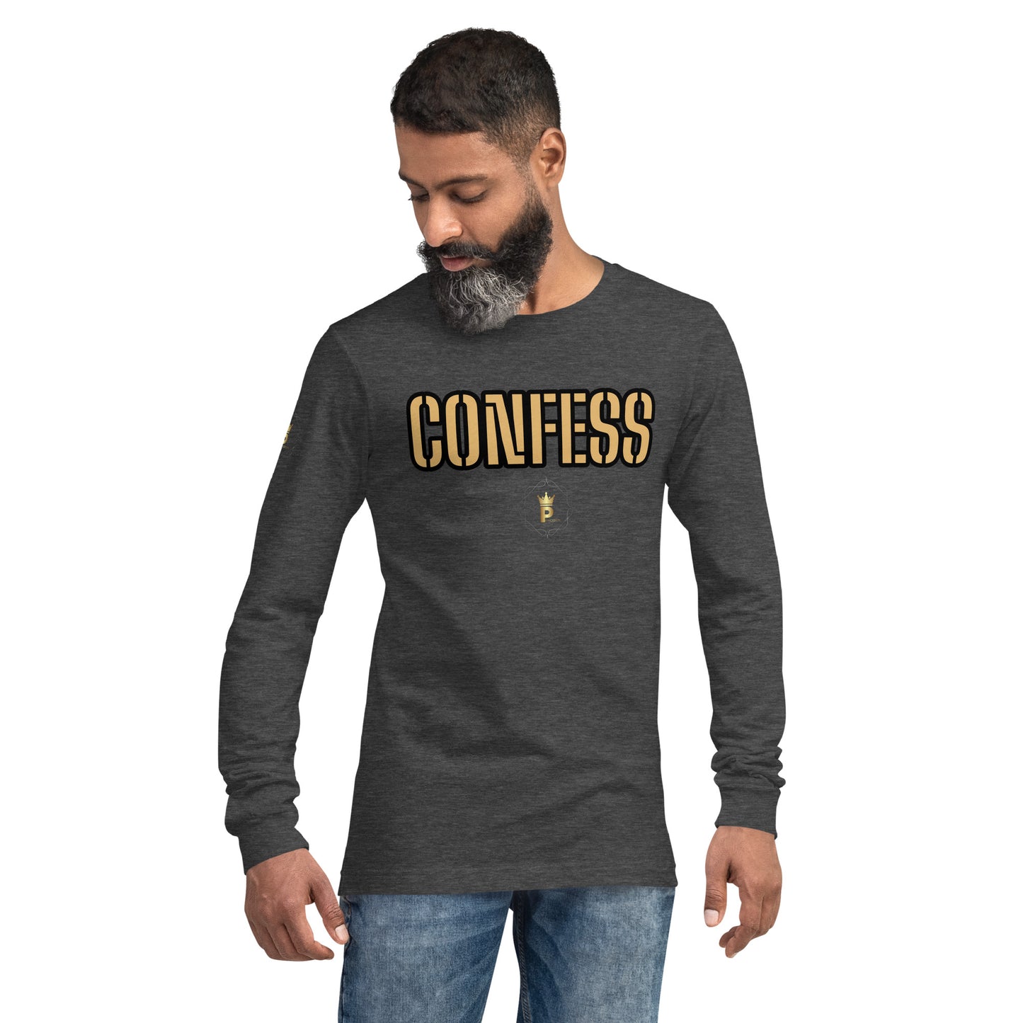 Men's Long Sleeve Tee (Confess)