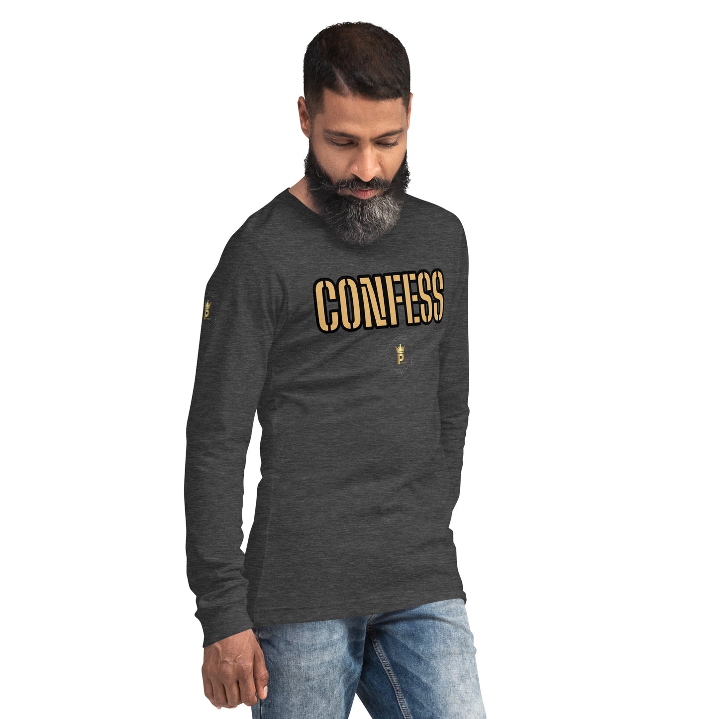 Men's Long Sleeve Tee (Confess)