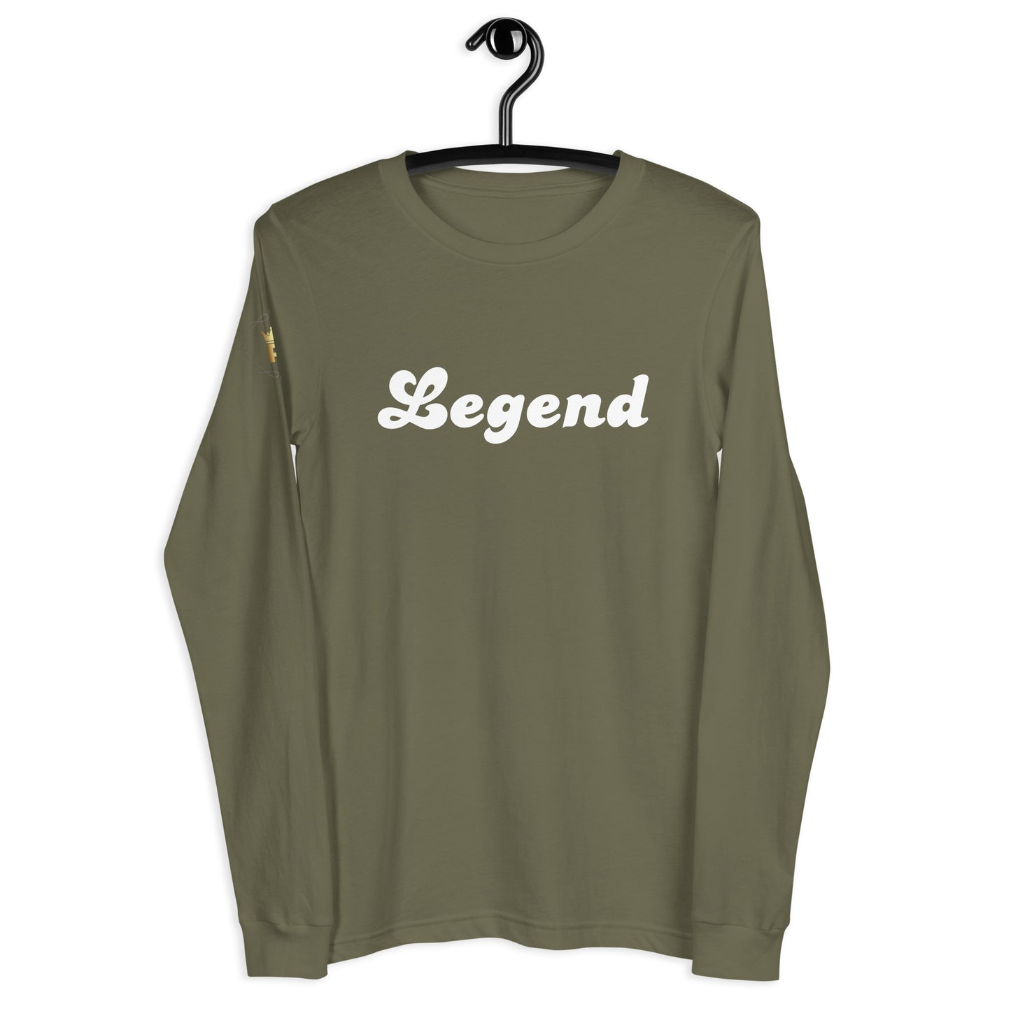 Men's Long Sleeve Tee (Legend, white text)