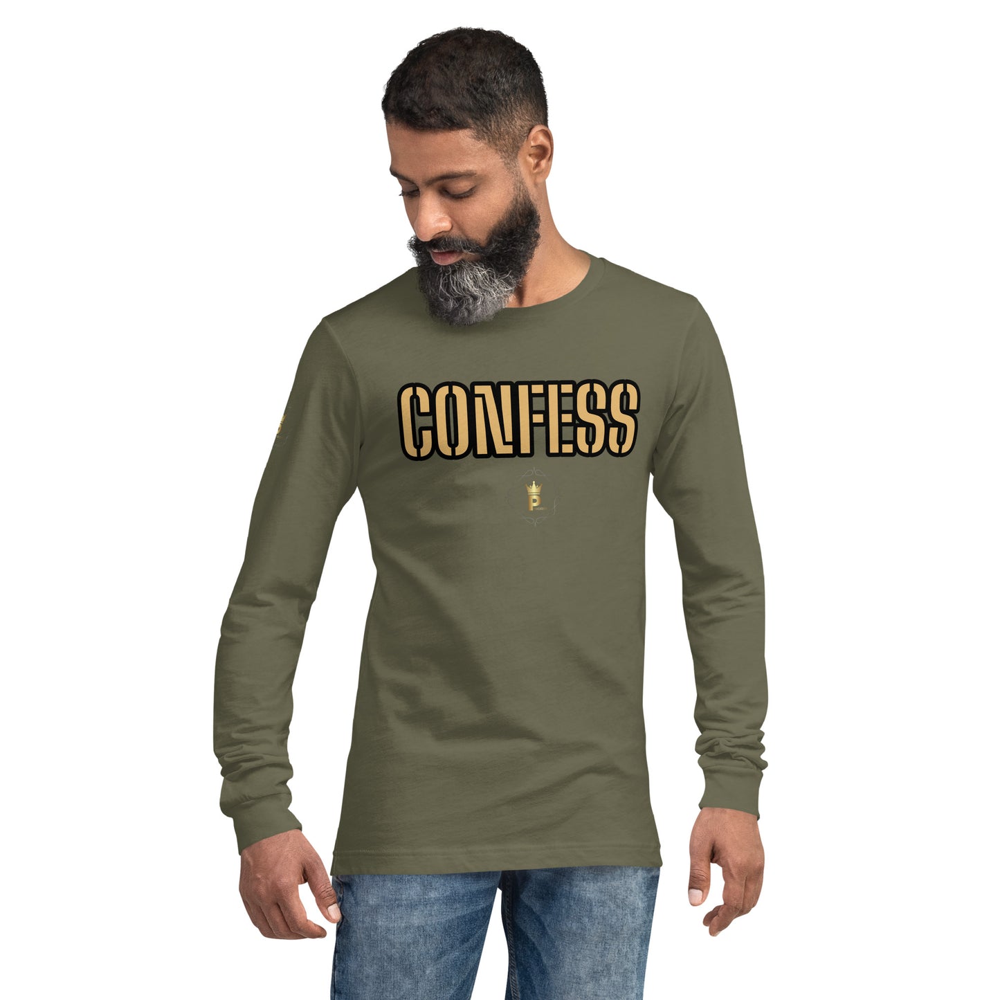 Men's Long Sleeve Tee (Confess)
